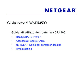 Guida Utente Di WNDR4500 - Netgear