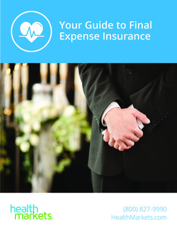 Your Guide To Final Expense Insurance - HealthMarkets
