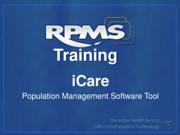 RPMS ICare Training
