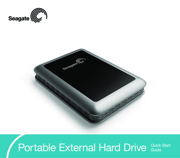 Portable External Hard Drive Quick Start Guide - Seagate 