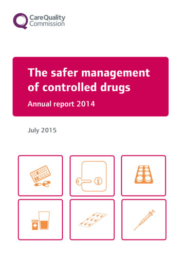 The Safer Management Of Controlled Drugs - CQC