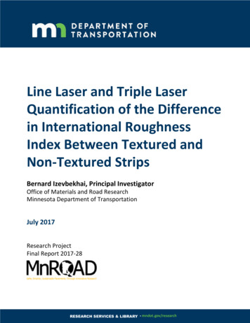 Line Laser And Triple Laser Quantification Of The Difference In .