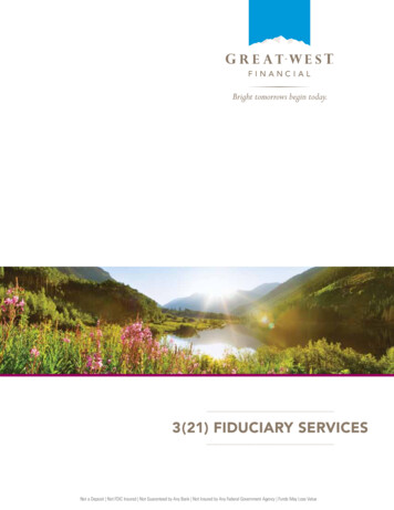 3(21) FIDUCIARY SeRvICes - Empower Retirement