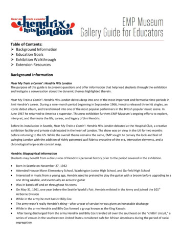 Table Of Contents: Background Information Education Goals Exhibition .