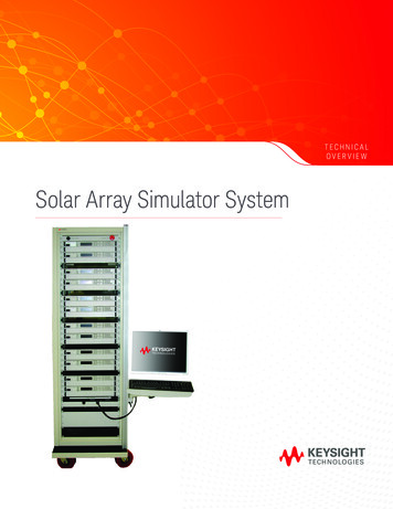Solar Array Simulator System - Keysight