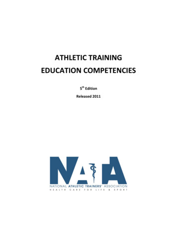 Athletic Training Education Competencies - Nata