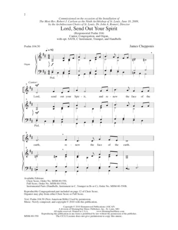 Lord, Send Out Your Spirit - MorningStar Music