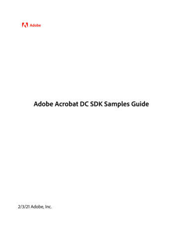 Guide To SDK Samples - Adobe Open Source