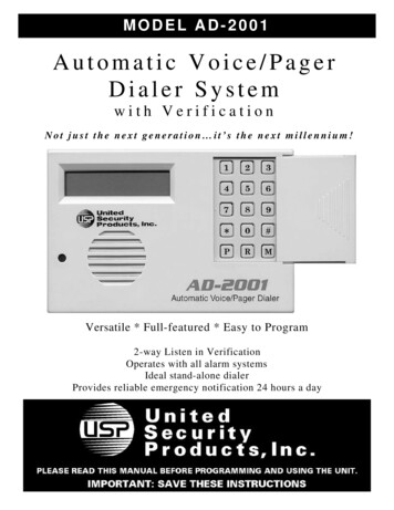 Automatic Voice/Pager Dialer System - Absolute Automation USA
