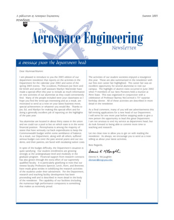 Aerospace Engineering The - Pennsylvania State University