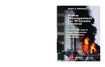 Alarm Management For Process Control