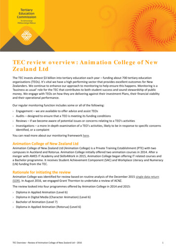 Animation College New Zealand Ltd - Report Redacted