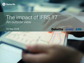 The Impact Of IFRS 17 - Swiss Re