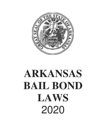 Arkansas Bail Bond Laws