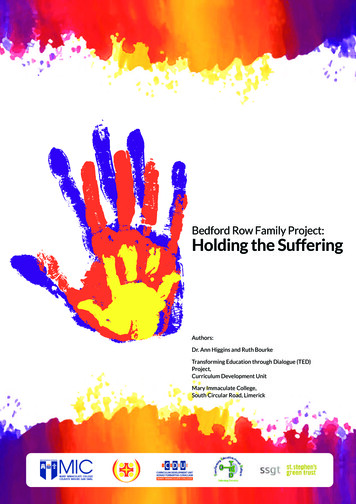 Holding The Suffering - Mary Immaculate College