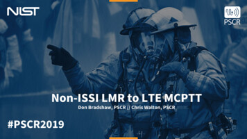 Bridging Non-ISSI LMR And LTE Mission Critical Push-to-Talk