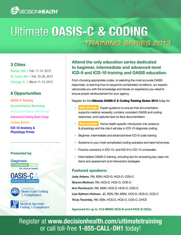 Ultimate OASIS-C & CODING