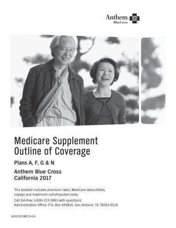 Medicare Supplement Outline Of Coverage - HPOne