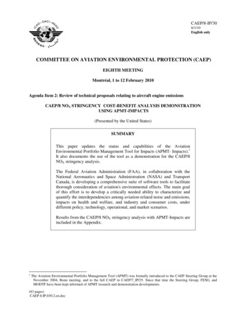 Committee On Aviation Environmental Protection (Caep)