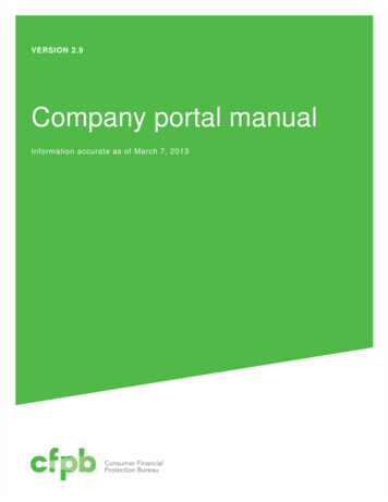 Company Portal Manual - InsideARM 