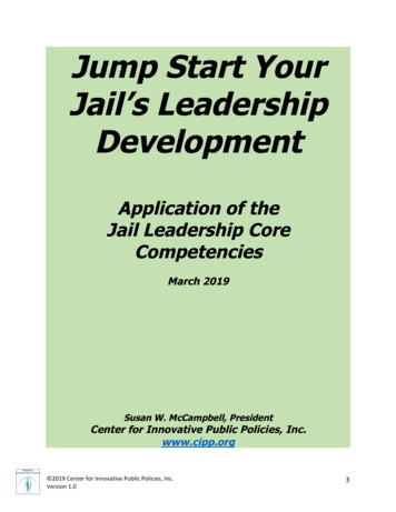 Jump Start Your Jail's Leadership Development - CIPP 
