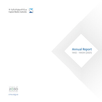 Annual Report - Cma .sa