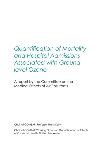Quantification Of Mortality And Hospital Admissions Associated With .