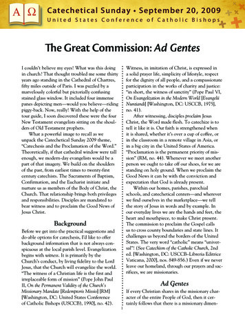 The Great Commission: Ad Gentes - USCCB