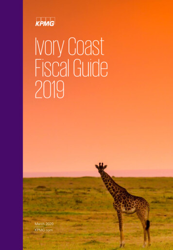 Ivory Coast Fiscal Guide 2019 - KPMG