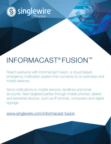 Informacast Fusion - Swc, Llc