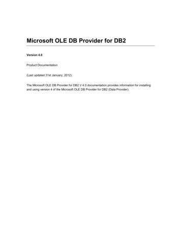 Microsoft OLE DB Provider For DB2