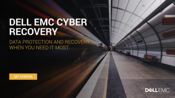 DELL EMC CYBER RECOVERY - SEC DATACOM Danmark