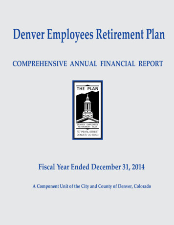 Denver Employees Retirement Plan - DERP