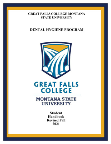 DENTAL HYGIENE PROGRAM - Great Falls College MSU