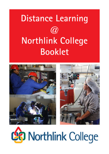 Distance Learning Northlink College Booklet