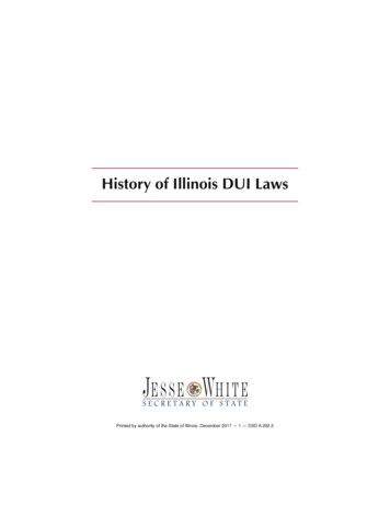 Illinois History Of Illinois DUI Laws - Jbhlawpractice 