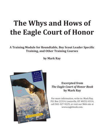 The Whys And Hows Of The Eagle Court Of Honor - EagleBook 
