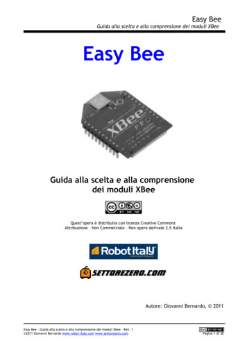 Easy Bee - Guida Alla Scelta E Alla Comprensione Dei . - Robot Italy