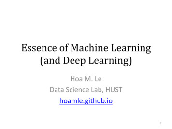 Essence Of Machine Learning (and Deep Learning) - GitHub