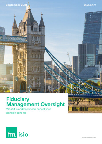 Fiduciary Management Oversight - Isio