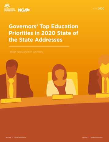 Governors' Top Education Priorities In 2020 State Of The State Addresses