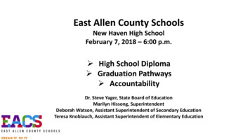 East Allen County Schools