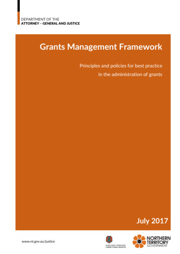 Grants Management Framework