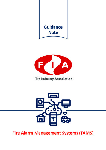 Fire Alarm Management Systems (FAMS) - Fia.uk 