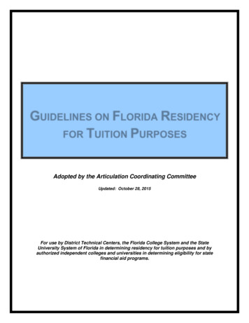 ACC Residency Guidelines - Florida A&M University