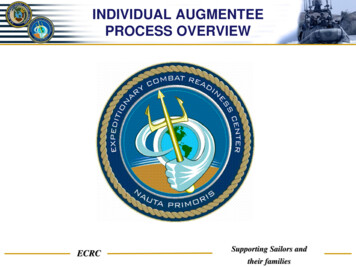 INDIVIDUAL AUGMENTEE PROCESS OVERVIEW - Navy