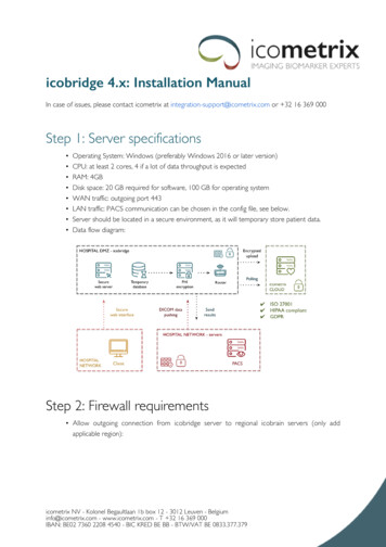 Icobridge 4.x: Installation Manual