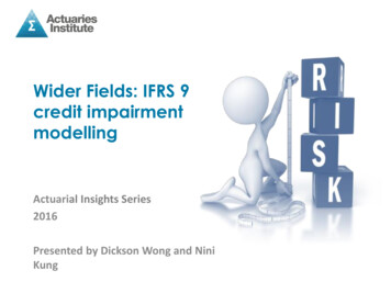Wider Fields: IFRS 9 Credit Impairment Modelling - Actuaries