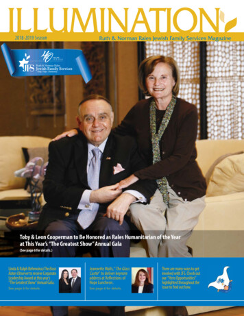 ILLUMINATION - Ruth & Norman Rales Jewish Family Services
