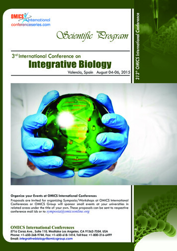 International Conference On Integrative Biology
